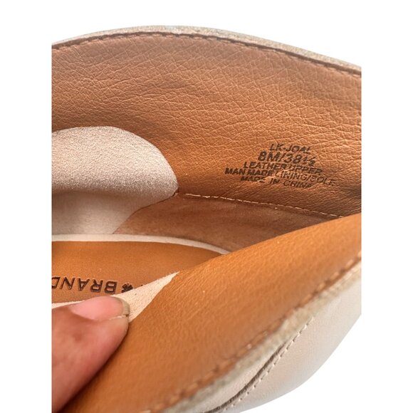 Lucky Brand Size 8 Beige Ankle Soft Leather Boots Women Beige - Picture 12 of 13